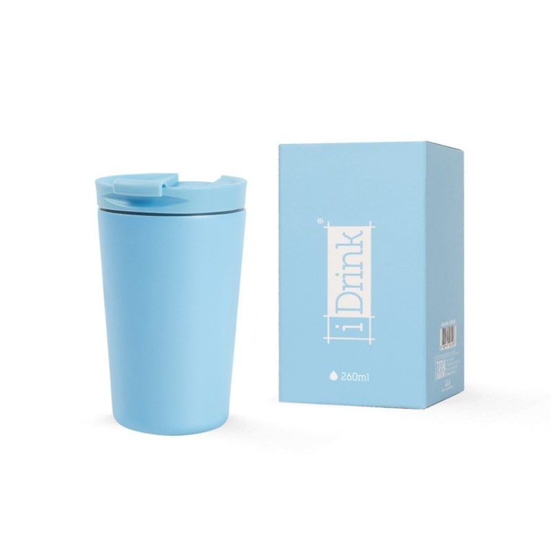 Taza de Viaje 260 ml azul claro Taza de Viaje 260 ml azul claro