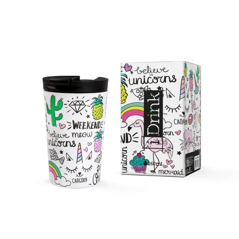 Taza de Viaje 260 ml UNICORN Taza de Viaje 260 ml UNICORN