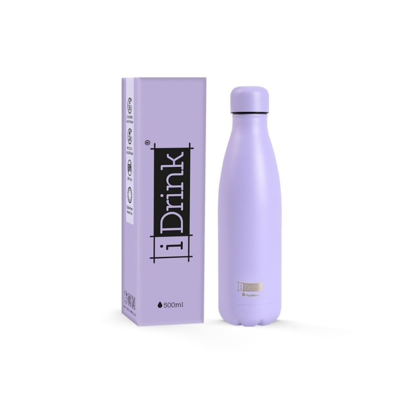 Botella Térmica 500 ml violeta pastel Botella Térmica 500 ml violeta pastel