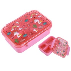 Fiambrera Kids UNICORN con cubiertos Fiambrera Kids UNICORN con cubiertos