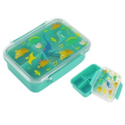 Fiambrera Kids DINO con cubiertos Fiambrera Kids DINO con cubiertos
