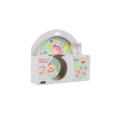 Set RPET Kids con Taza, Cuenco, Plato y Cubiertos FAIRY Set RPET Kids con Taza, Cuenco, Plato y Cubiertos FAIRY