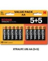 Pilas Kodak XTRALIFE AA LR6 (5+5)