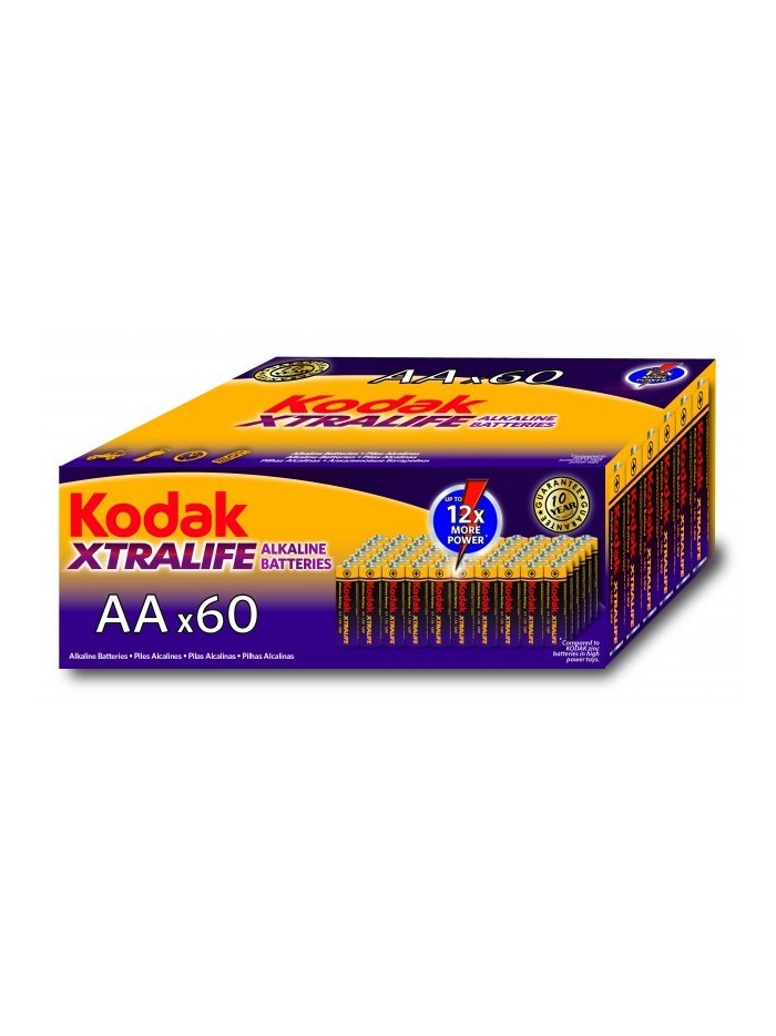 Pilas Kodak XTRALIFE AA LR6 (60)