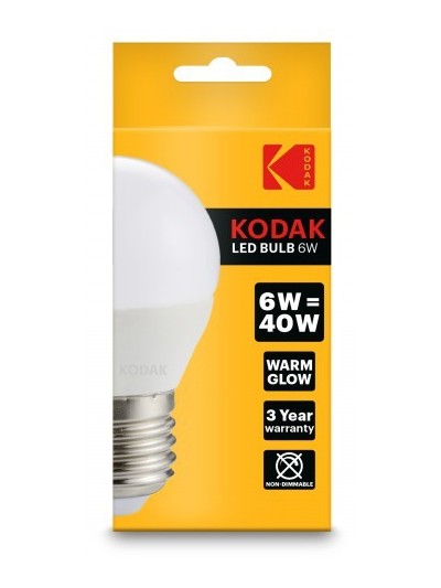 KODAK LED G45 E27 Calido 6W