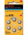 Pilas audífono Kodak P675 (blíster 6)