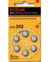 Pilas audífono Kodak P312 (blíster 6)