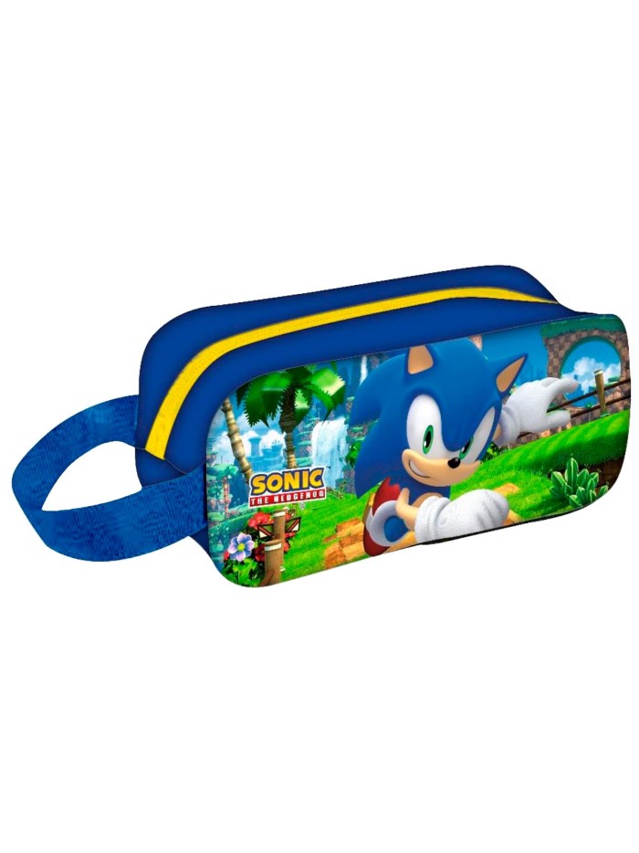 DISPONIBLE ABRIL 2023   Sonic 3D EVA Portatodo Gamer Case. Interior totalmente forrado y personalizado. Acabados y cremalleras