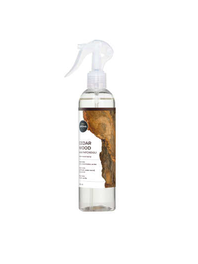 Aroma Home Spray 300ml,Madera de cedro con pachuli