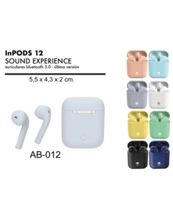 AURICULARES INPODS 12 BLUETOOTH5.0,8 COLORES FINAL JULIO