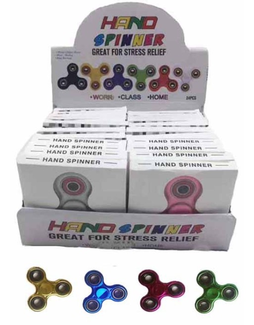 EXP.24 HAND SPINNER SURTIDOS,6 COLORES