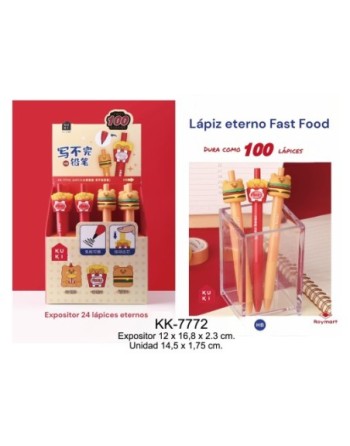 EXP.24 LAPICES INFINITOS FAST FOOD AGOSTO