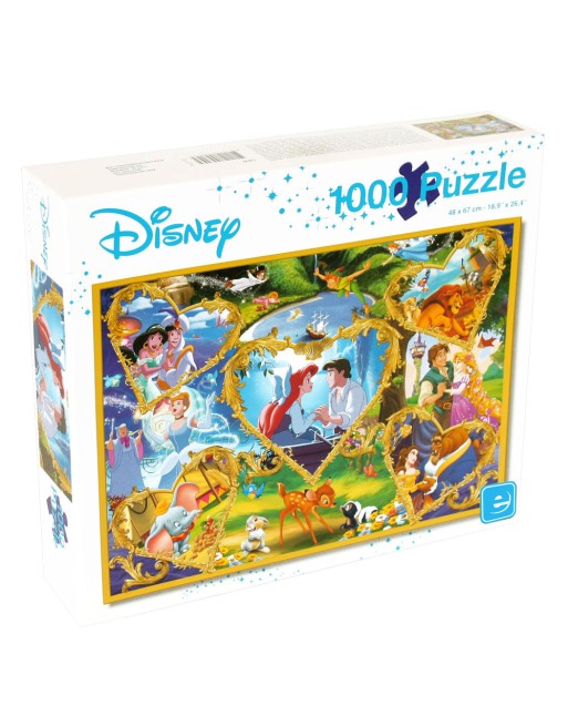 Puzzle Disney Corazones de Oro 1000pzs