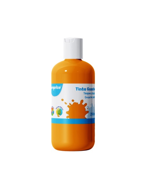 Bottela de Tempera 250ml - Naranja