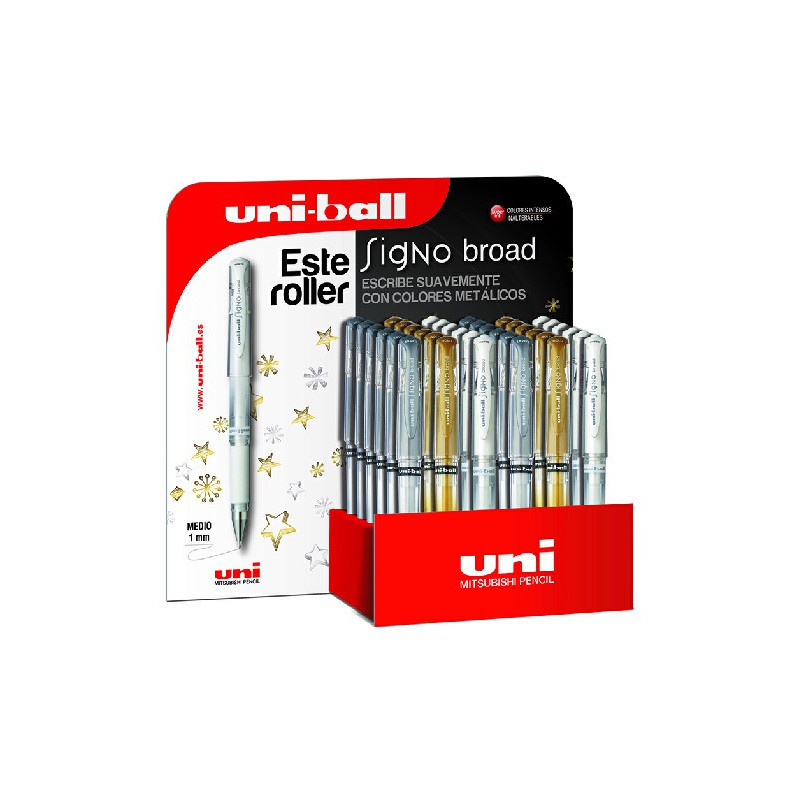 UM-153 G/S/W 3D EXPOSITOR Uni-ball Signo Broad 1,0mm