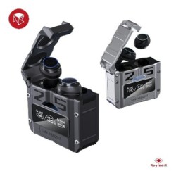 AURICULARES M 25 TWS BLUETOOTH 5.3 SILVER COLOR 5,5 x 5,5 x 2,3 cm.