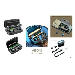 AURICULARES INPODS BLUETOOTH 5.0 NEGRO 10 x 11 x 4 cm.