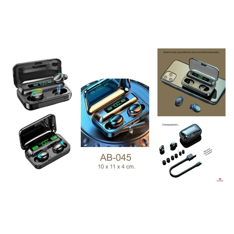 AURICULARES INPODS BLUETOOTH 5.0 NEGRO 10 x 11 x 4 cm. AURICULARES INPODS BLUETOOTH 5.0 NEGRO 10 x 11 x 4 cm.