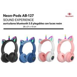AURICULARES UNICORN STN27 BLUETOOTH 5.0 , 4 COL. 28 x 21 x 10 cm
