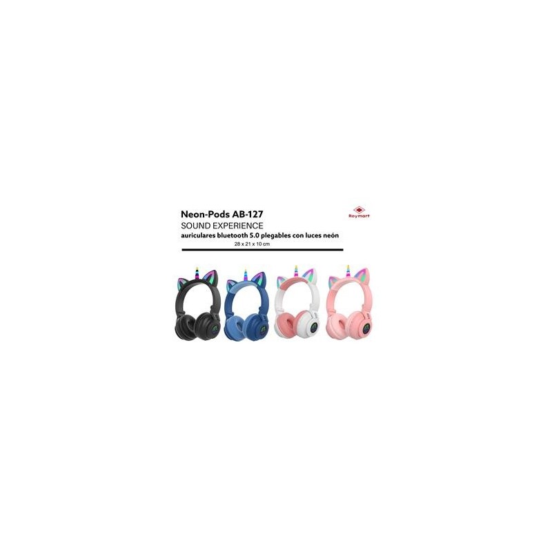 AURICULARES UNICORN STN27 BLUETOOTH 5.0 , 4 COL. 28 x 21 x 10 cm