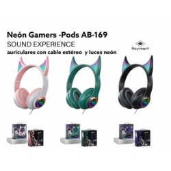 AURICULARES GAMING ESTEREO MODELO STN169 ,3 COL. 28 x 21 x 10 cm
