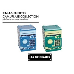 NUEVA CAJA FUERTE COLECCION NAVY, 2 COLORES 18 x 13 x 12 cm