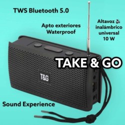 RADIO FM,USB MULTIUNCION 5W BT.5.0,4 COLORES 13,5 x 8,1 x 5 cm