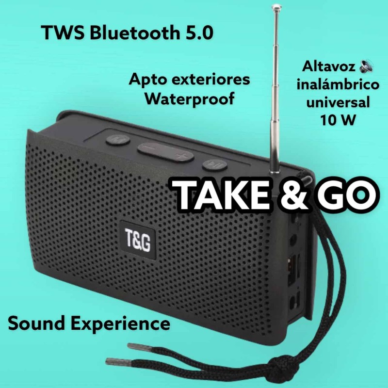 RADIO FM,USB MULTIUNCION 5W BT.5.0,4 COLORES 13,5 x 8,1 x 5 cm RADIO FM,USB MULTIUNCION 5W BT.5.0,4 COLORES 13,5 x 8,1 x 5 cm