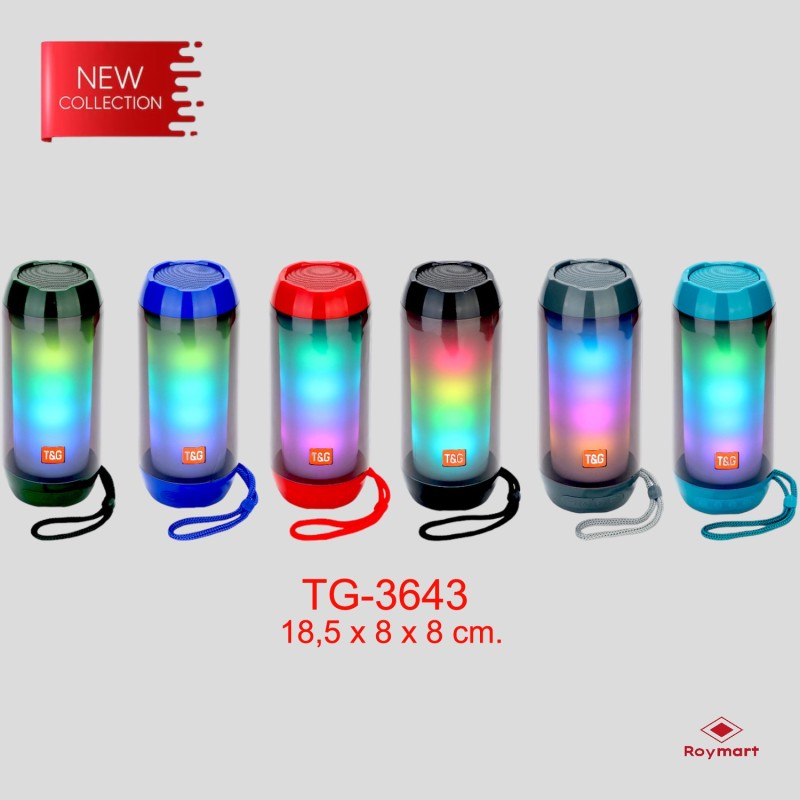 SPEAKER INALAMBRICO UNIV. MOD.RHYTHM 5.3 ,6 COL. 18,5 x 8 x 8 cm. SPEAKER INALAMBRICO UNIV. MOD.RHYTHM 5.3 ,6 COL. 18,5 x 8 x 8 cm.