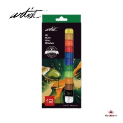 ESTUCHE 12 TUBOS ARTIST PINTURA AL OLEO 12 ML 24,8 x 10,3 x 2 cm