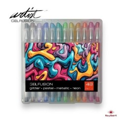 MALETA 48 BOLIS GEL,4 TINTAS SURTIDAS 15,1 x 15,8 x 6,34 cm