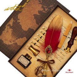 SET PLUMA ARTIST CALLIGRAPHY LUXURY STONE,4 COL. 25,50 x 15,50 x 4 cm.