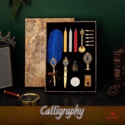 SET PLUMA ARTIST CALLIGRAPHY LUXURY COMPLET,4 COL. 28,50 x 21 x 4 cm