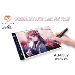 MESA LUZ LED A2 PAD ARTIST 60 x 40 cm.
