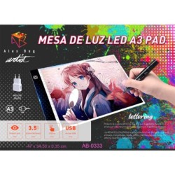 MESA LUZ LED A3 PAD ARTIST 47 x 34,50 x 0,35 cm.