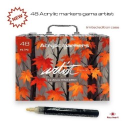 MALETIN ACRYLICOS GAMA ARTIST ORGANIZADOR 48 COL. 34 x 27 x 5 cm.