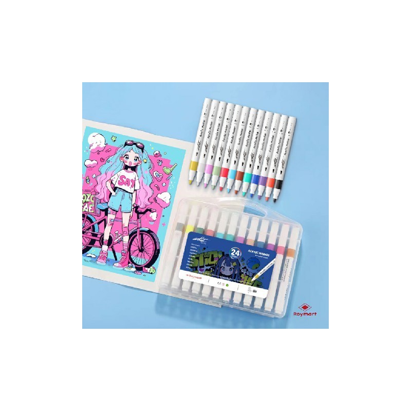 ESTUCHE MALETIN ACRILICOS PRIME PRICE 24 COLORES 18 x 20 x 3 cm. ESTUCHE MALETIN ACRILICOS PRIME PRICE 24 COLORES 18 x 20 x 3 cm.