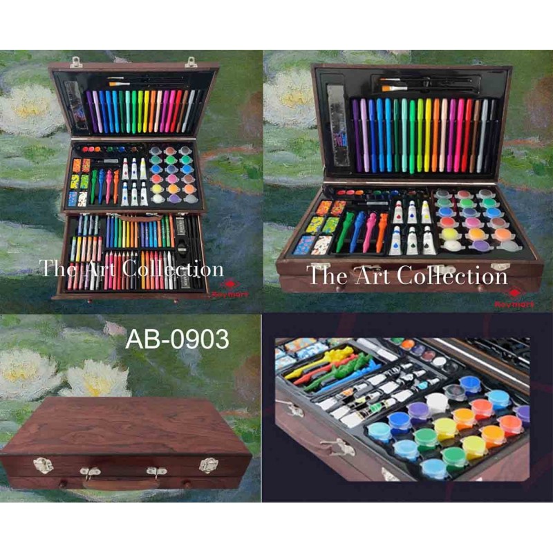 SET ART STUDIO MADERA LUXE 130 PIEZAS 38 x 23,5 x 8 cm. SET ART STUDIO MADERA LUXE 130 PIEZAS 38 x 23,5 x 8 cm.