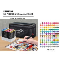 LUXURY CANVAS GAMA ARTIST 120 COLORES 24,5 x 18,5 x 16,5 cm.