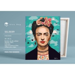 PINTAR POR NUMEROS FRIDA KAHLO 41,5 x 51,5 x 3 cm