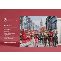 PINTAR POR NUMEROS BOULEVARD OF LONDON 41,5 x 51,5 x 3 cm