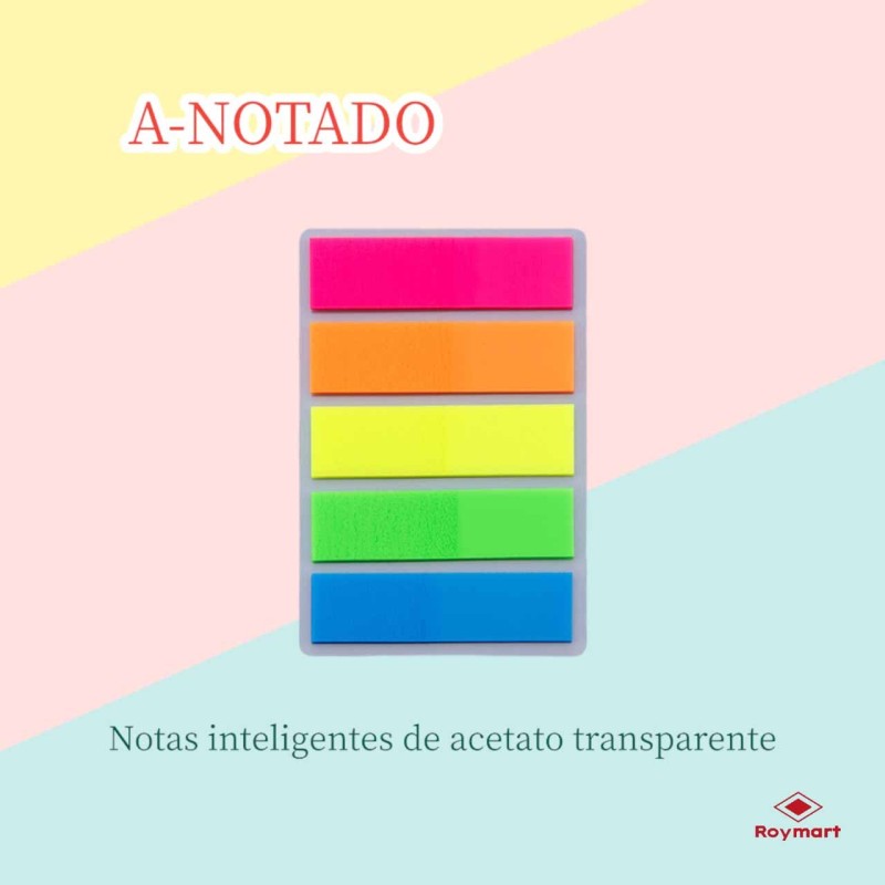 PAQUETE 100 NOTAS SEÑALADORAS ACETATO TRANSPARENTE 10 x 5 cm PAQUETE 100 NOTAS SEÑALADORAS ACETATO TRANSPARENTE 10 x 5 cm