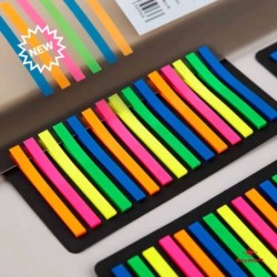 PAQUETE 300 NOTAS SEÑALADORAS ACETATO TRANSPARENTE 12,5 x 5 ,5 cm