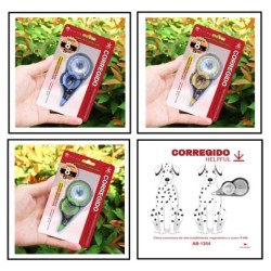 CINTA CORRECTORA CORREGIDO 8 MTS.,3 COLORES 9,7 x 15,6 cm.