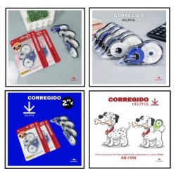 CINTA CORRECTORA CORREGIDO PACK 2 UDS. 30 MTS. 14 x 21,7 cm.