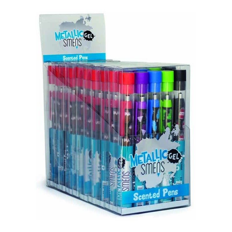 EXP.10 SET 5 BOLIS OLOR METALIC GEL,5 OLORES Expositor: 23 x 25,5 x 10, 5cm Unidad: 18 x 2 cm EXP.10 SET 5 BOLIS OLOR METALIC GEL,5 OLORES Expositor: 23 x 25,5 x 10, 5cm Unidad: 18 x 2 cm