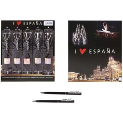 PACK 5 BOLIS SWAROVSKY RECUERDO DE ESPAÑA 13 x 1 cm