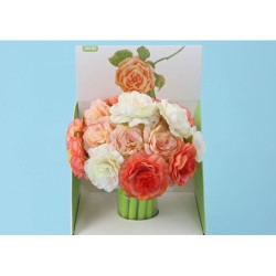 EXP.16 BOLIS GEL ROSAS COLORES SURTIDOS Exp: 17 x 15 x 22,8 cm Und: 23 cm