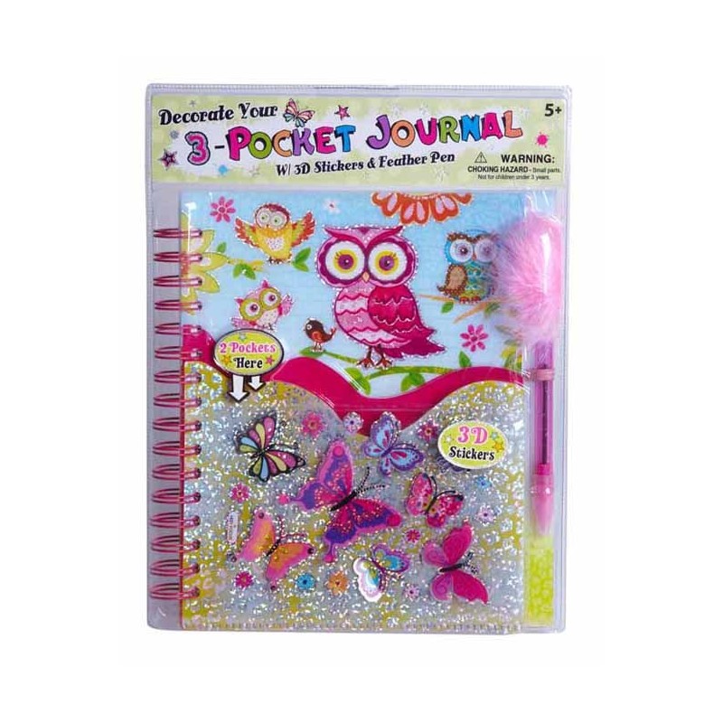 DIARIO C/ACCESORIOS PARA DECORAR,COL.BUHOS 22 x 29 x 3 cm DIARIO C/ACCESORIOS PARA DECORAR,COL.BUHOS 22 x 29 x 3 cm