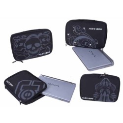 MALETA PORTA PC 11p TELA ,4 MOD.NEGROS 29,5 x 21,5 x 4 cm